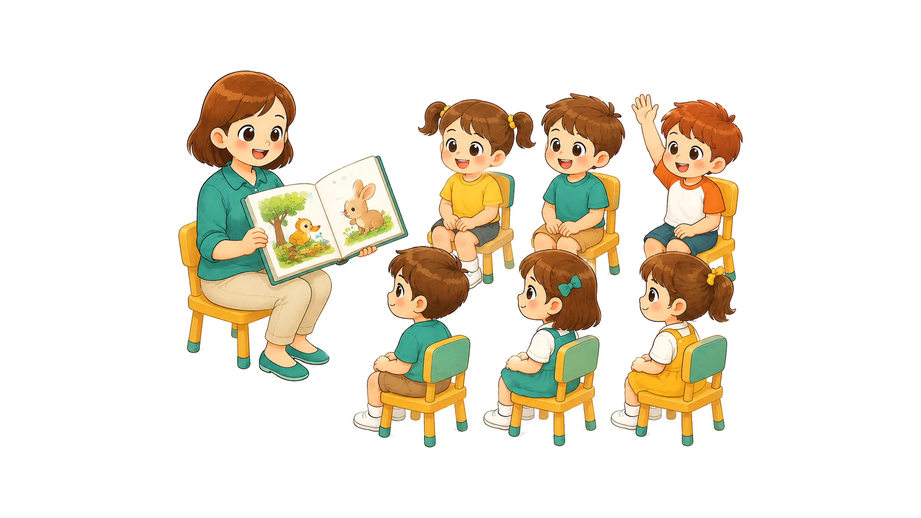 Academic-focused preschool with early literacy and numeracy activities